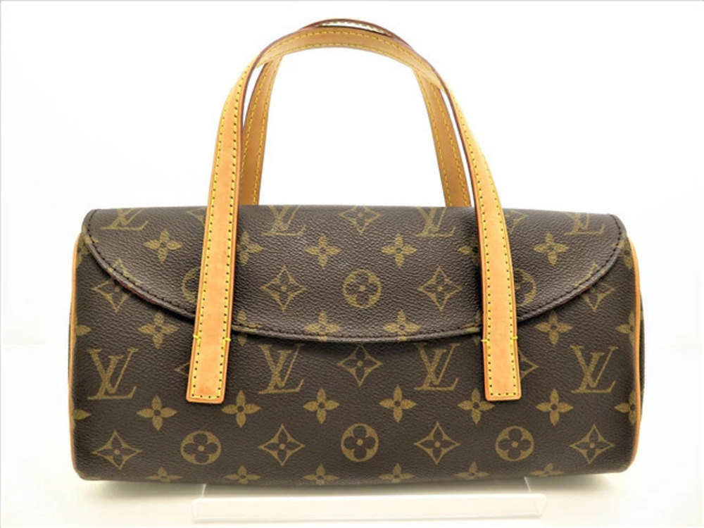 Louis Vuitton Sonatine Handbag Monogram Brown
